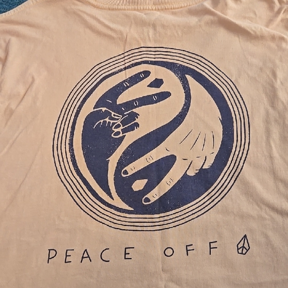 Volcom Beige Modern Fit Tee